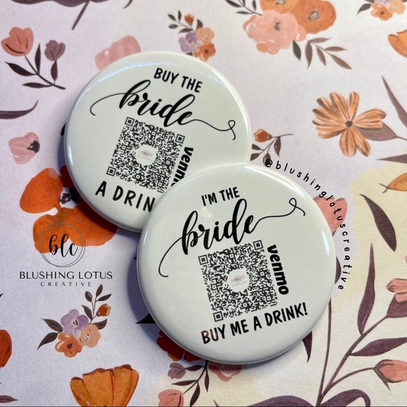 Buy the bride a drink Bachelorette Venmo button - Picture 2 of 2